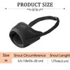 WBZOWRB Dog Muzzle Soft Muzzle for Small, Medium and Large