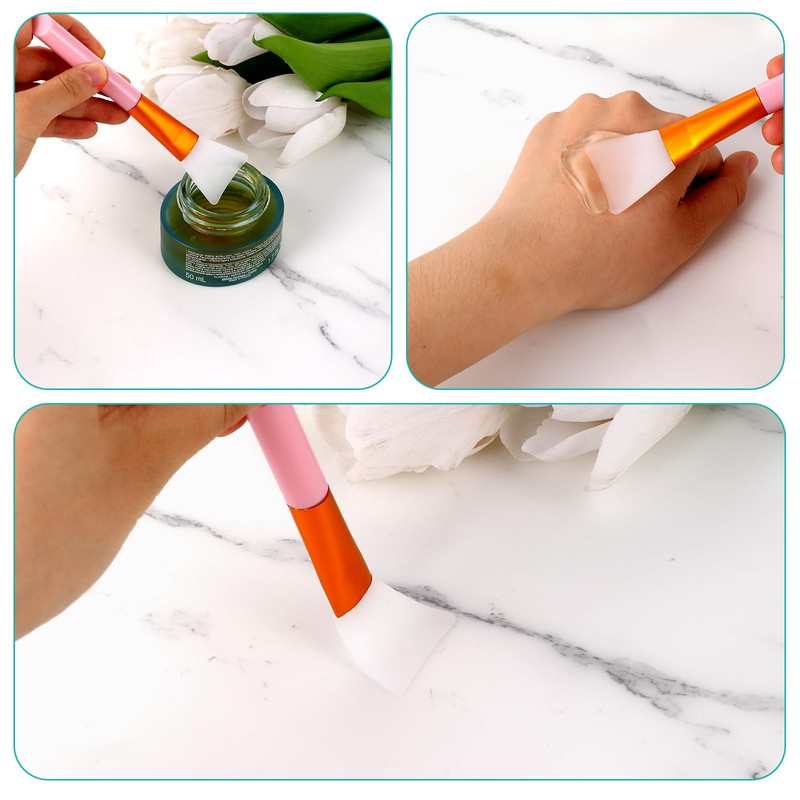 4pcs Silicone Face Mask Applicators,Soft and Flexible Face Mask Brush