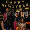 AIBAOBAO Happy new year banner 2025 New Year's Eve decorations