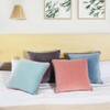 COFEDE Velvet Cushion Covers 20x20 inches Set of 4,Decorative Square