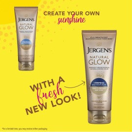 Jergens Natural Glow Firming Lotion 7.5 Fl Oz Gradual Self Tanner for Fair Skin