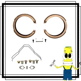 OASB Parking Emergency Brake Shoe Hardware Kit for Pontiac Grand Am 1999-2005