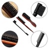 Jindizi Boar Bristle Hair Brush Set, 5pcs - Slick Back,