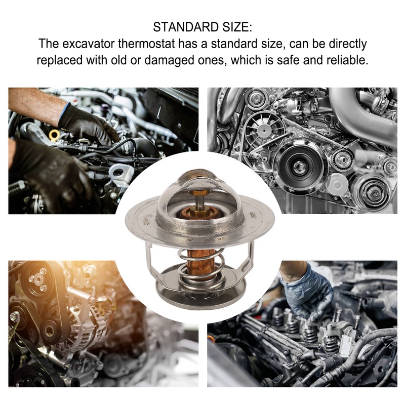 ME994276 Thermostat 76.5 Degree Engine Thermostat for KOBELCO 6D14 6D15