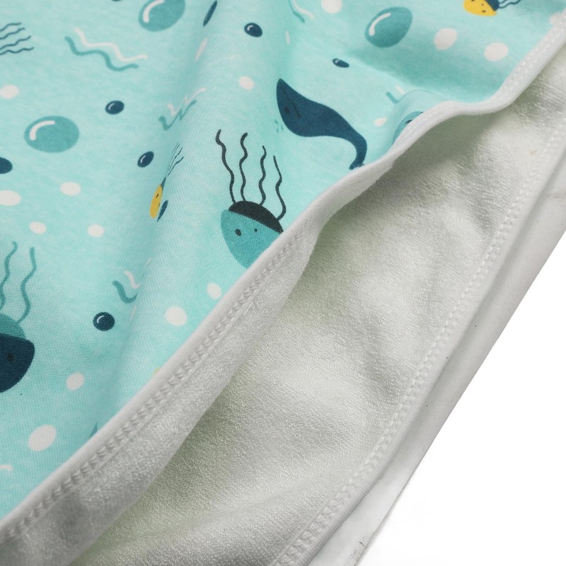 Nappy Skirt for Adults, Portable Cotton Fabric Incontinence Mat, Washable