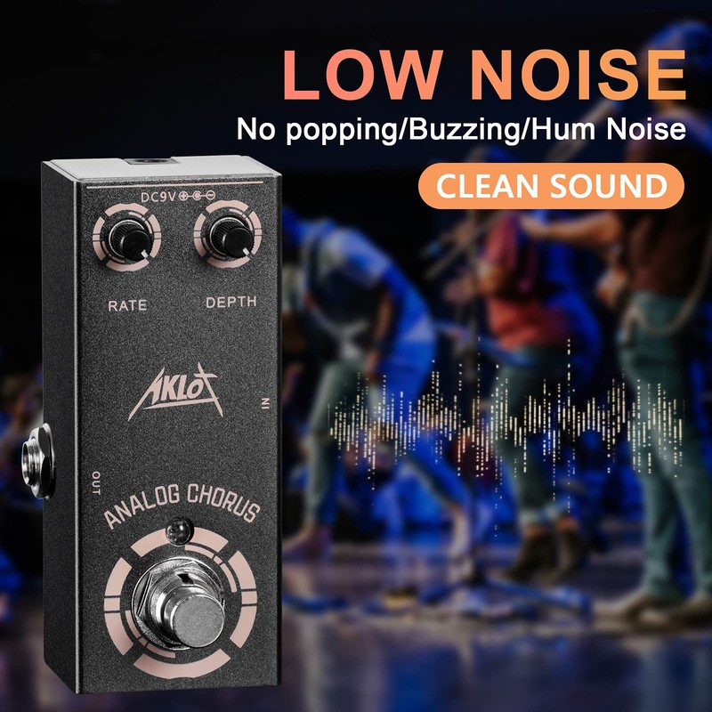 Fuzz Guitar Pedal, AKLOT Electric Effects Pedals Mini Single Type