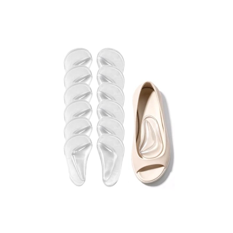 Dualeco Plantar Fasciitis Arch Support, 6 Pairs Gel Arch Supports