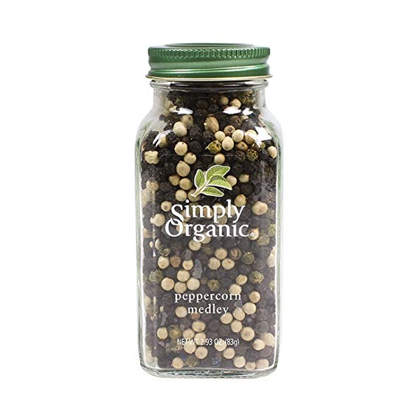 Simply Organic Peppercorn Medley, Certified Organic | 2.93 oz