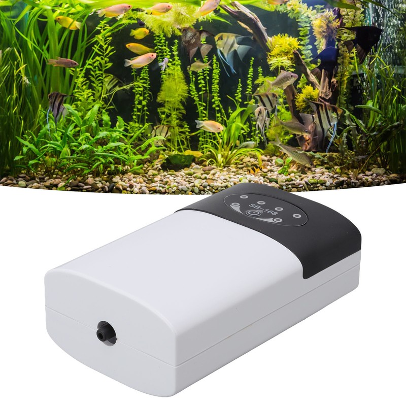 Aquarium Air Pump Rechargeable Ultra Quiet Fish Tank Oxygen Pump