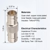 MOOKEERF 5PCS SDI Connector BNC Adapter 75 Ohm BNC Female