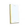 Dany Marcus Notizblock mit Goldschnitt, To-Do-Liste, Einkaufsliste, Notizzettel mit Gold,
