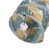 Cat Tunnels Collapsible Printed 4 Way Cat Tube with Storage