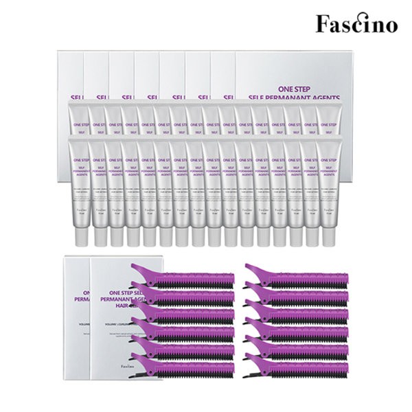 Fasino One Step Root Volume Perm Season 2 Double Composition (8 sets of perm + 2 sets of clips)