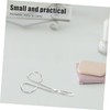 BIUDECO 2Pcs Stainless Steel Eyebrow Tweezers with Scissor Handles Precision