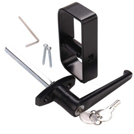 StartFine L-Handle Shed Door Lock with Keys and Screws, 4-1/2" Stem Barn Playhouse & Chicken Coop Door Lock