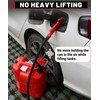 FUELIO Fuel Transfer Pump Battery Powered with Nozzle - Gas