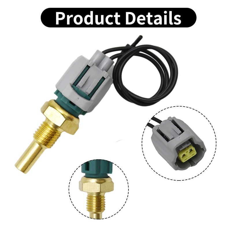 Vkinman Engine Coolant Temperature Sensor with Connector, Replacement for Toyota