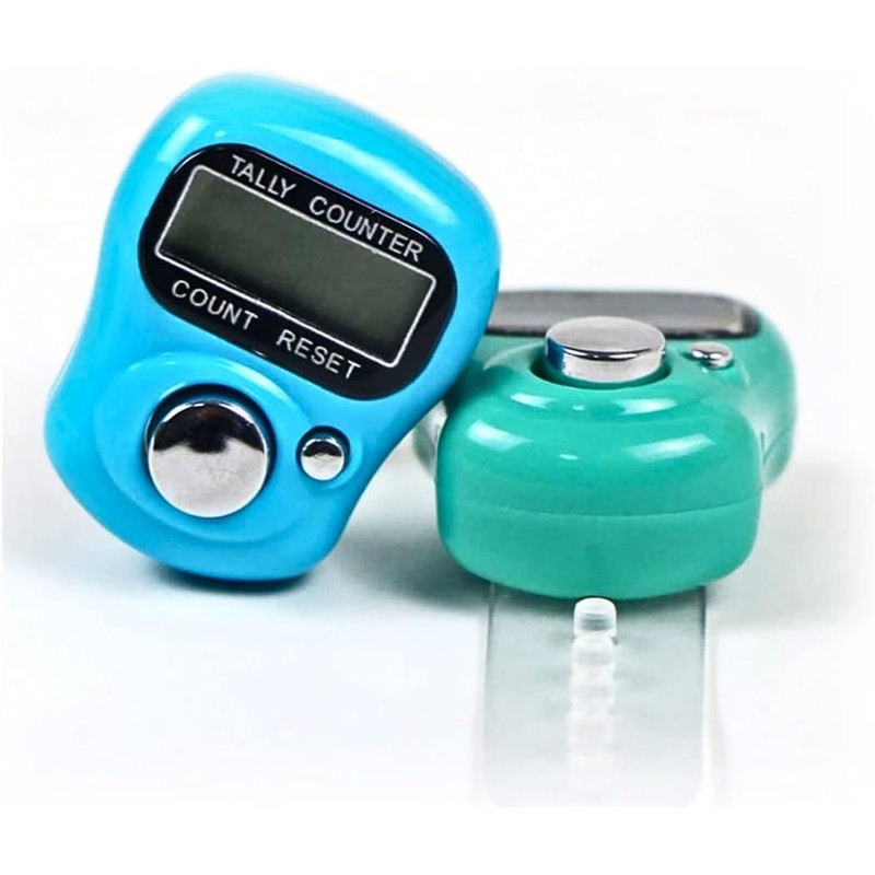Digital Finger Ring Tally Counter with 5-Digit LCD Display –