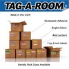 Moving Labels for Boxes Color Coded Moving Stickers (260)
