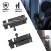 4 Inch Slide Barrel Bolt Latch Door Slide Lock, Solid