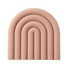 Rainbow Silicone Trivet - Color: Dusty Pink