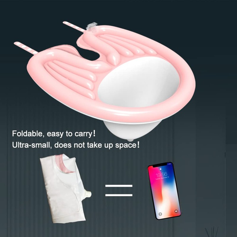 Portable Inflatable Shampoo Basin for Elderly Disabled Pregnant Women Postoperative