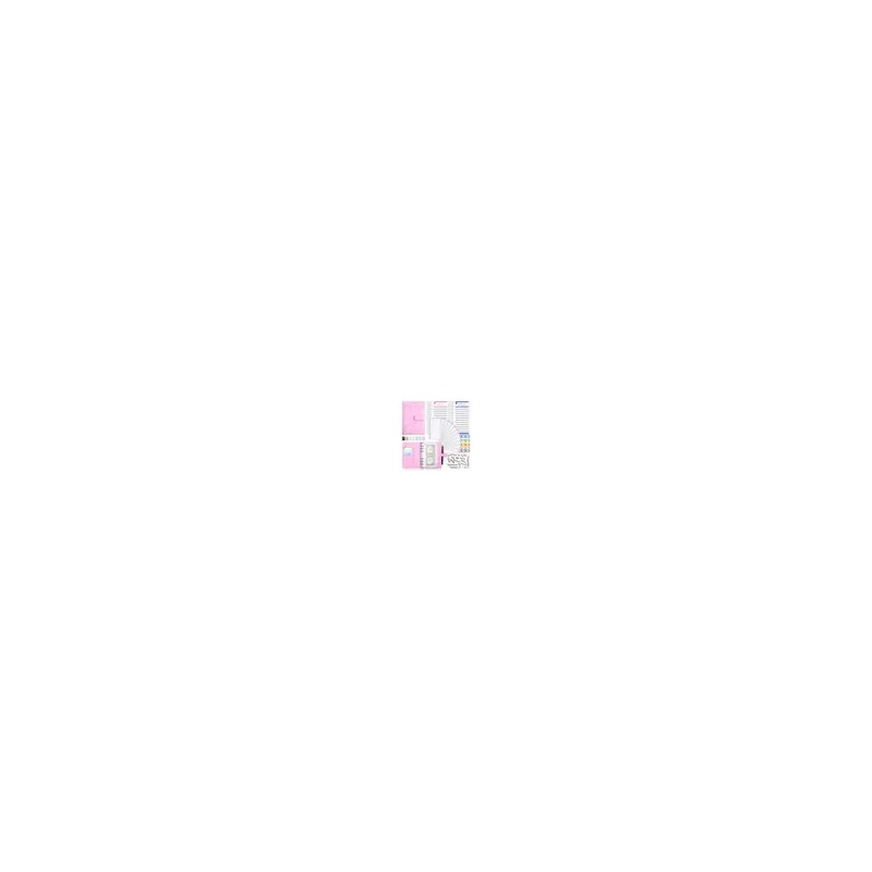 Carpeta A6 TOOTY Libro de presupuesto rosa claro mármol x