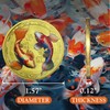 Fancy Carp Challenge Coin Chinese Koi Lucky Coin Souvenir Gift