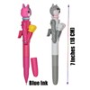 Lopenle 4 PCS Cool Boxing Cat Pens Funny Catty Ballpoint