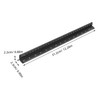 Operitacx Triangular Metal Ruler, Technical Scale, Metal Ruler, Engineering Ruler,