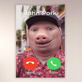 Tapestry John Pork Meme, John pork meme wall hanging Decoration, John Pork Meme Funny, Wall Hanging Art, Birthday Gift for Her, Him - Size: Blank (no design)