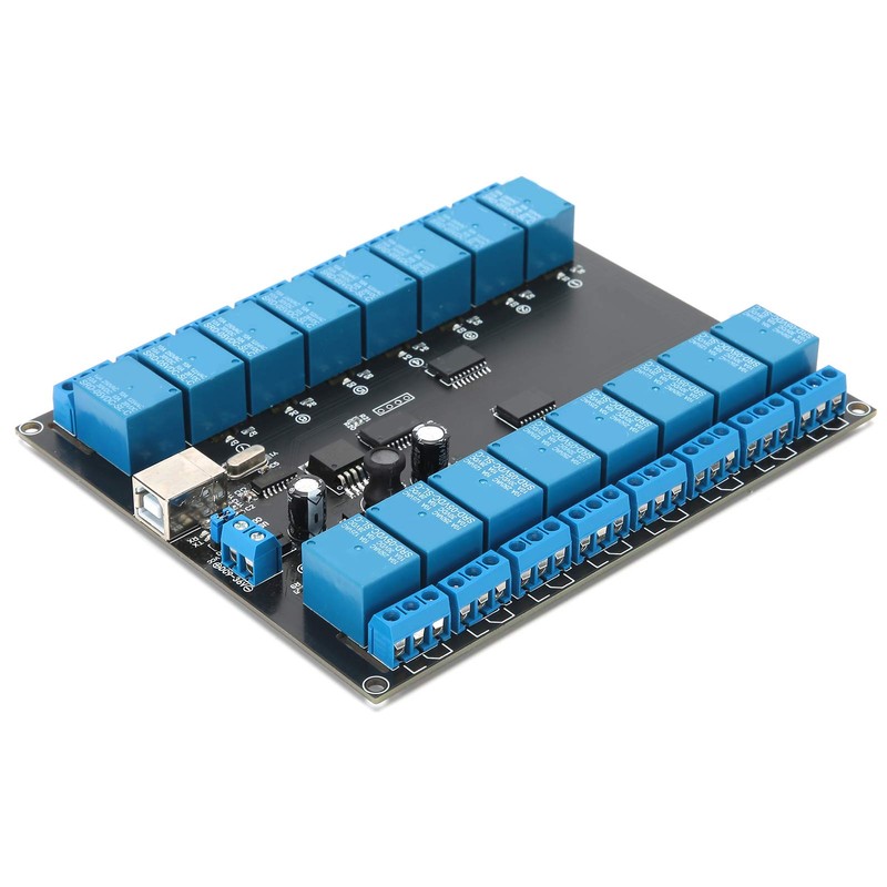 OptoIsolated Board Relay Module 16 Channel 936V USB Controlled SPDT