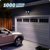 GLOBE 180-Degree 10 W Twin Head Black 1000 Lumens Hardwired