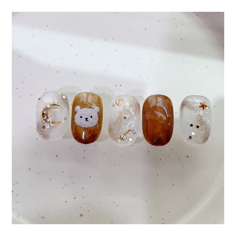 Bear on the Moon - Short Almond / 달나라 곰