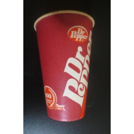 Dr Pepper 100 Original Years 1885 - 1995 Paper Cup 12oz