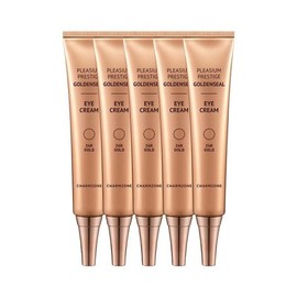 Chamzon 참존 골든실 순금 24k 주름개선 고영양 탄력 아이크림 30ml x 5개..34878376 ChamZone Golden Silk Pure Gold 24K Wrinkle Improvement High Nutritional Elasticity Eye Cream 30ml x 5 pcs
