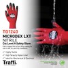 Traffi TG1240- Microdex Nitrile LXT Safety Glove - Cut Level