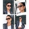 VANLINKER Retro Square Polarized Sunglasses for Women Men Vintage Rectangle