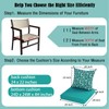 idee-home Outdoor Cushions for Patio Furniture, Outdoor Seat Cushions 24