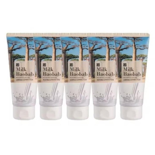 Milk Baobab Whipping Cleansing Foam 120ml x 5 / 밀크바오밥