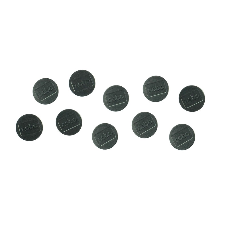 Nobo Magnetic Whiteboard Magnets, 38 mm, Pack of 10, 1915312,