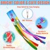 Newwiee 4 Pcs 4 Pcs Twin Hummingbird Wind Sock Outside