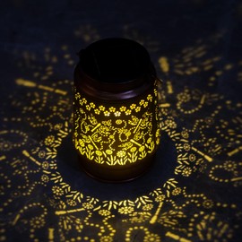 Solar Lantern Lamp Dragonfly Light, Dragonfly Gifts, Garden Decor, Yard Decor, Gifts for Women, mom Gifts, Grandma Gifts, Garden Gifts