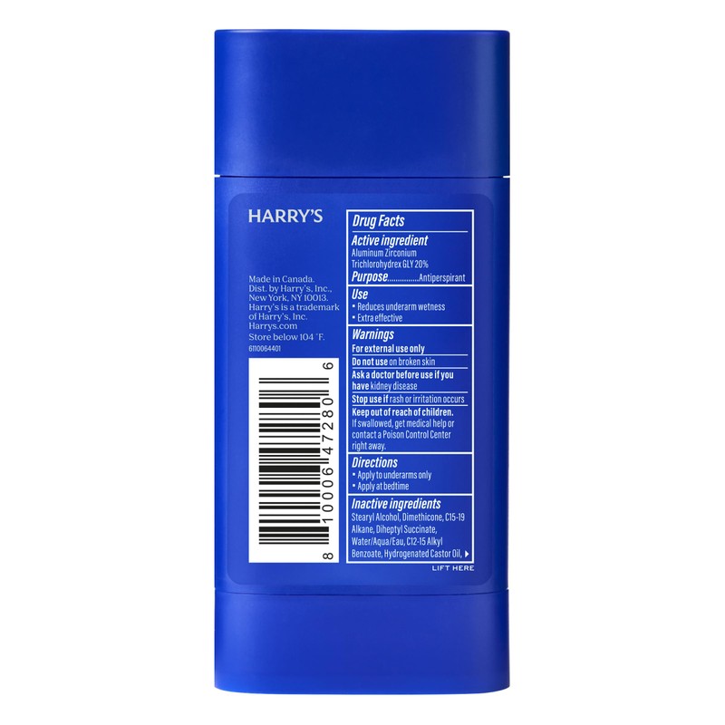 Harry's Extra-Strength Antiperspirant Deodorant, Sweat & Odor Control Antiperspirant for