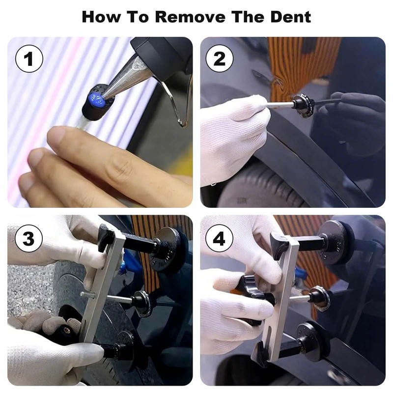 Auto Body Dent Repair Kit, Paintless Dent Removal Kit with
