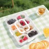 IWTTWY Fridge Storage Containers, Plastic Food Containers with Lids, Snack