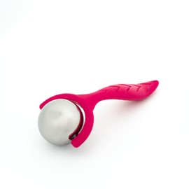 FEELVIT Massage Roller with Relaxing Hot/Cold Therapy Function, Massager with Handle, Ice Roller, Relaxation and Wellness Gift (Pink)