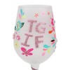 Top Shelf Copa de vino con texto en inglés "This