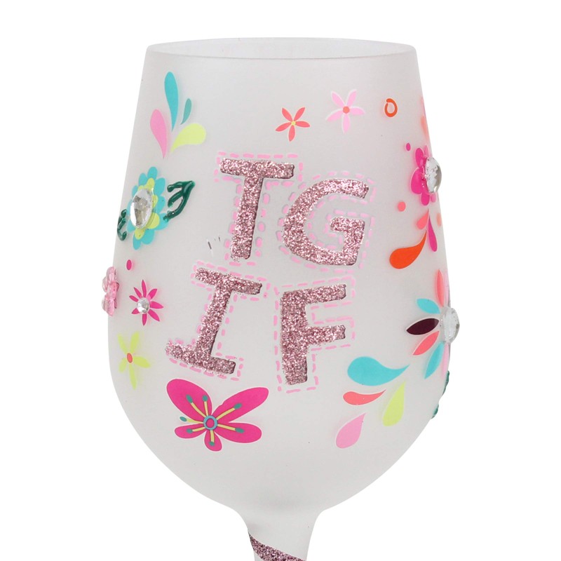 Top Shelf Copa de vino con texto en inglés "This