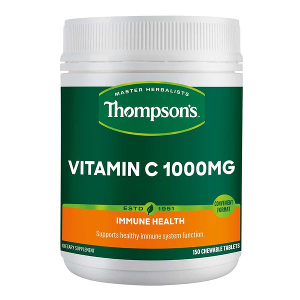 Thompson's Vitamin C 1000mg Chewable - 150 chewable tablets